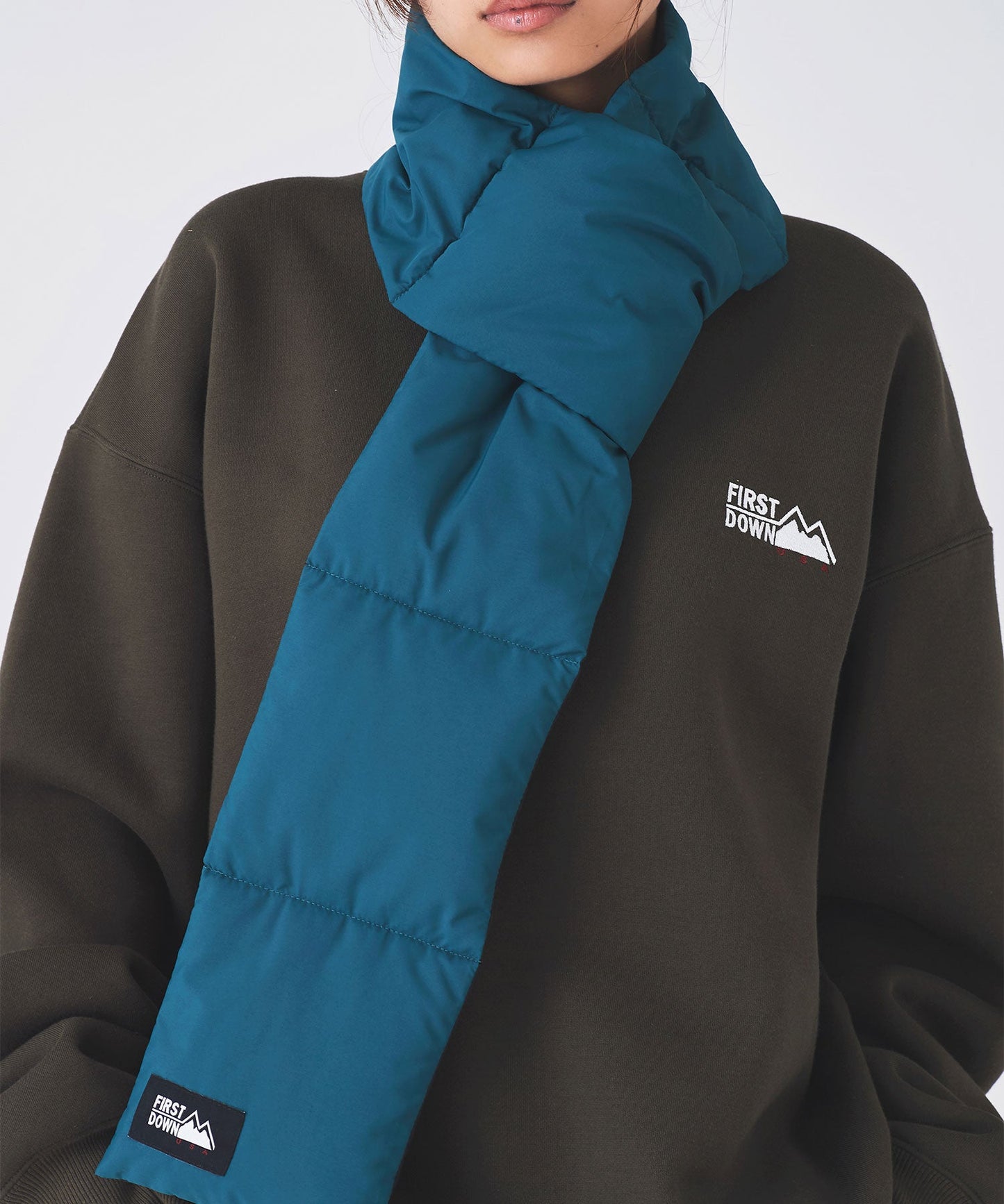 【TIME SALE】 リバーシブル ダウンマフラー | REVERSIBLE DOWN MUFFLER