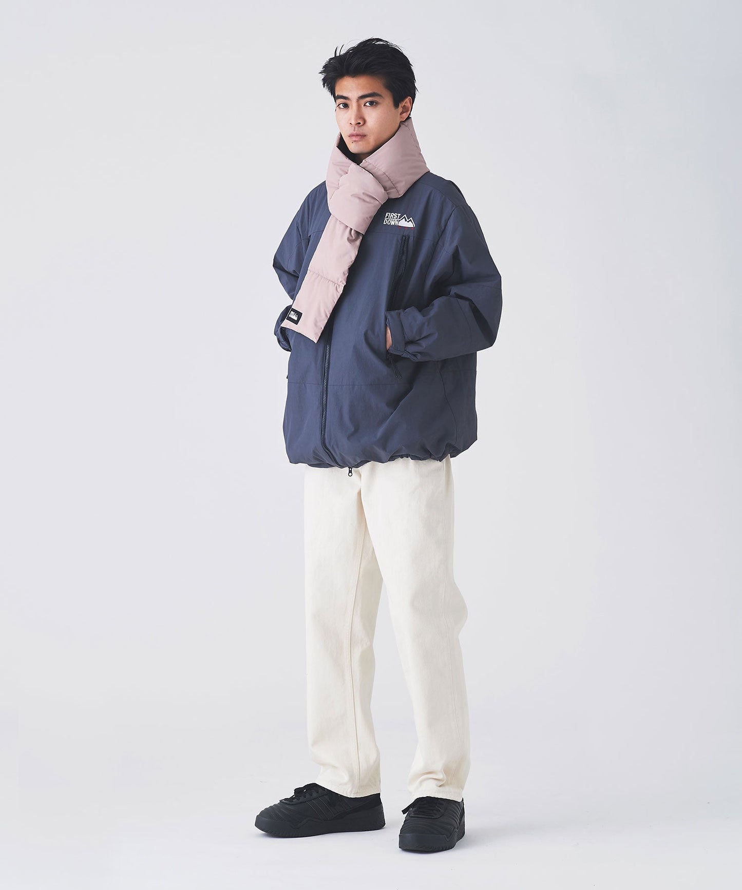 【TIME SALE】 リバーシブル ダウンマフラー | REVERSIBLE DOWN MUFFLER