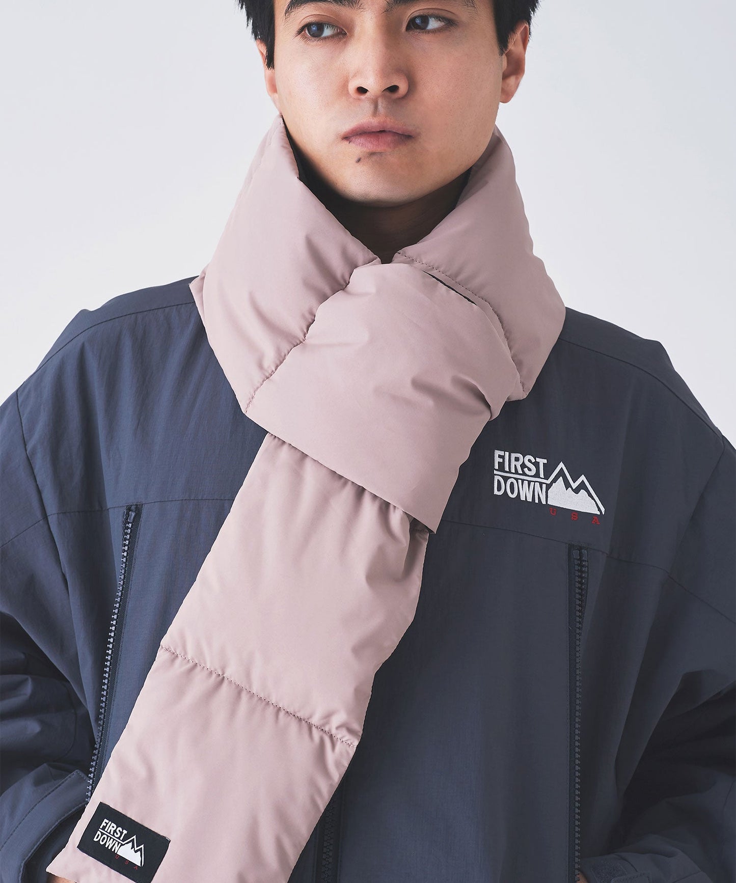 【TIME SALE】 リバーシブル ダウンマフラー | REVERSIBLE DOWN MUFFLER