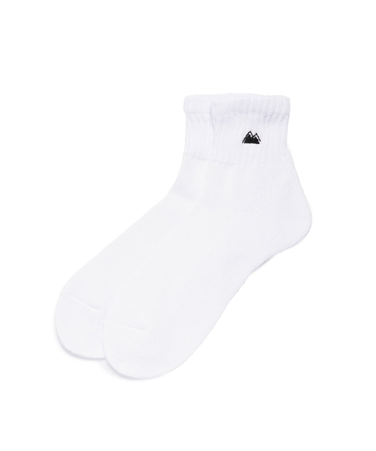 【TIME SALE】 無地クォーターロゴソックス | PLAIN QUARTER LOGO SOCKS