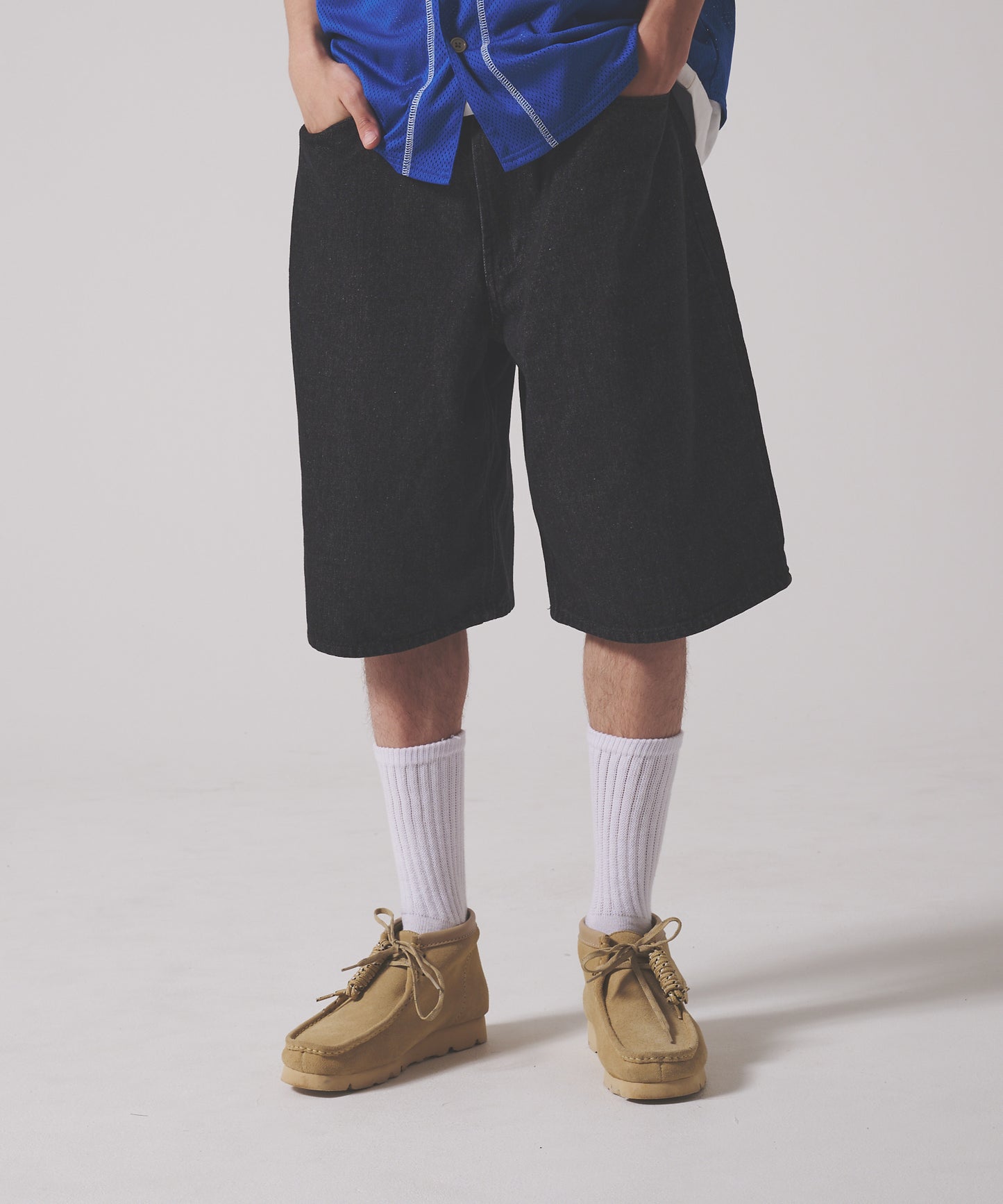 11.5oz デニム バギーショーツ | 11.5oz DENIM BAGGY SHORTS