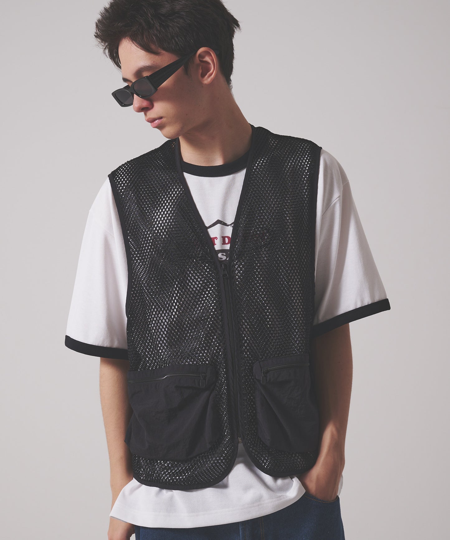 タスランナイロン メッシュベスト | TASLAN NYLON MESH VEST