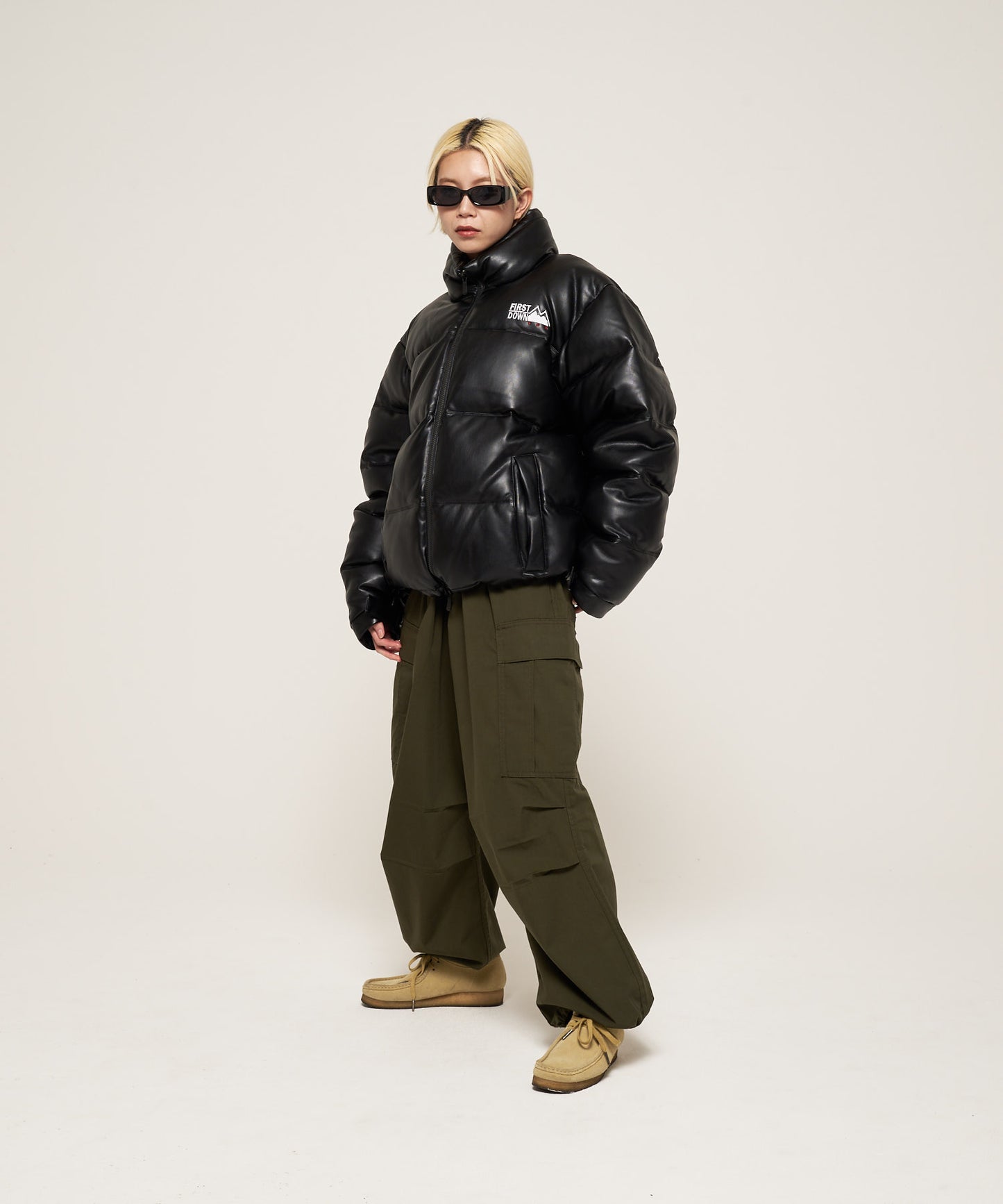 【予約】バブルダウンジャケット カラーレザー | BUBBLE DOWN JKT COLOR LEATHER