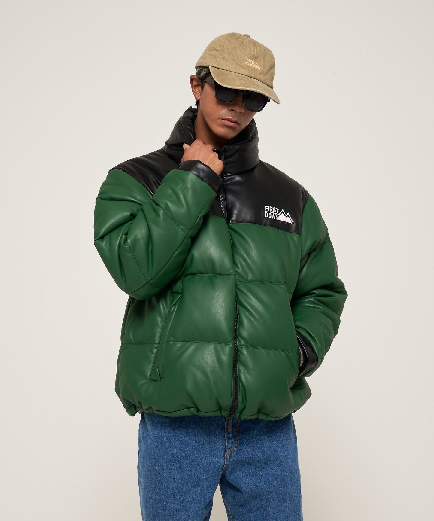 【予約】バブルダウンジャケット カラーレザー | BUBBLE DOWN JKT COLOR LEATHER