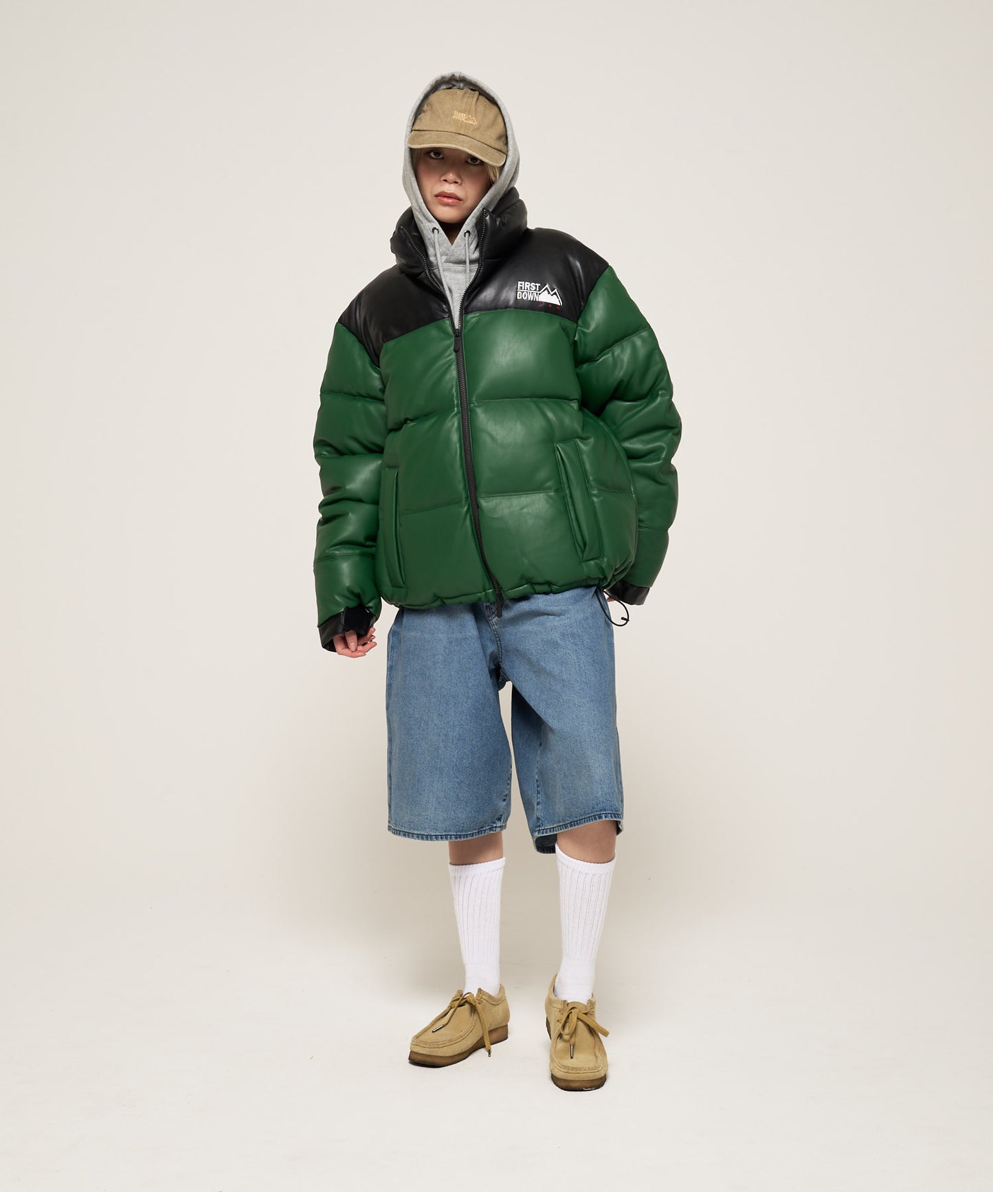 【予約】バブルダウンジャケット カラーレザー | BUBBLE DOWN JKT COLOR LEATHER