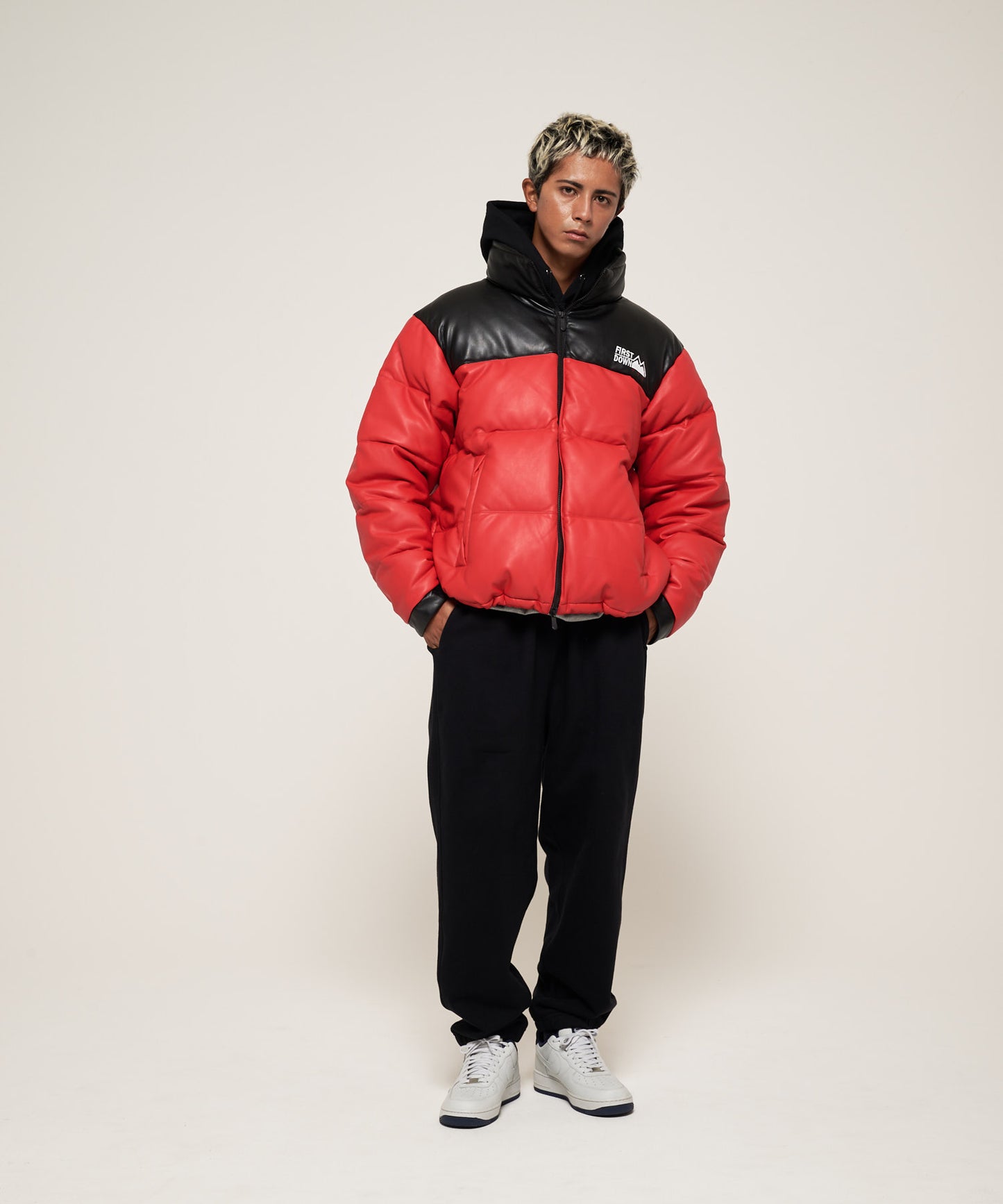 【予約】バブルダウンジャケット カラーレザー | BUBBLE DOWN JKT COLOR LEATHER