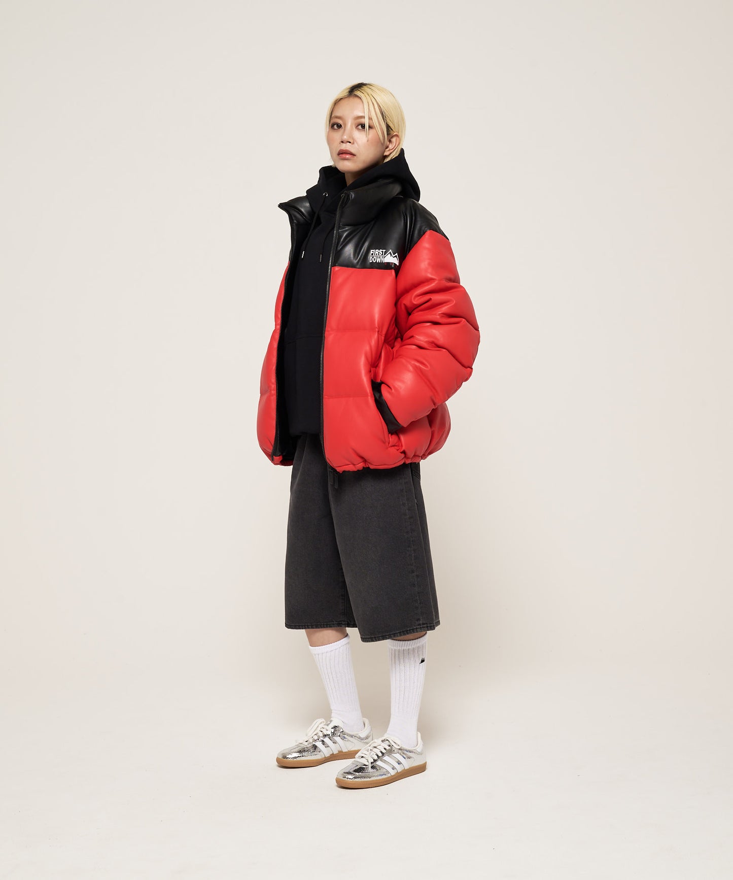 【予約】バブルダウンジャケット カラーレザー | BUBBLE DOWN JKT COLOR LEATHER
