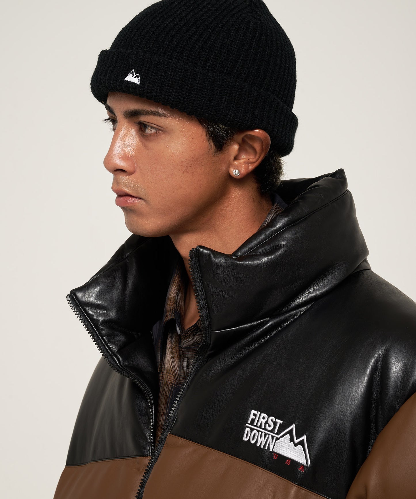【予約】バブルダウンジャケット カラーレザー | BUBBLE DOWN JKT COLOR LEATHER