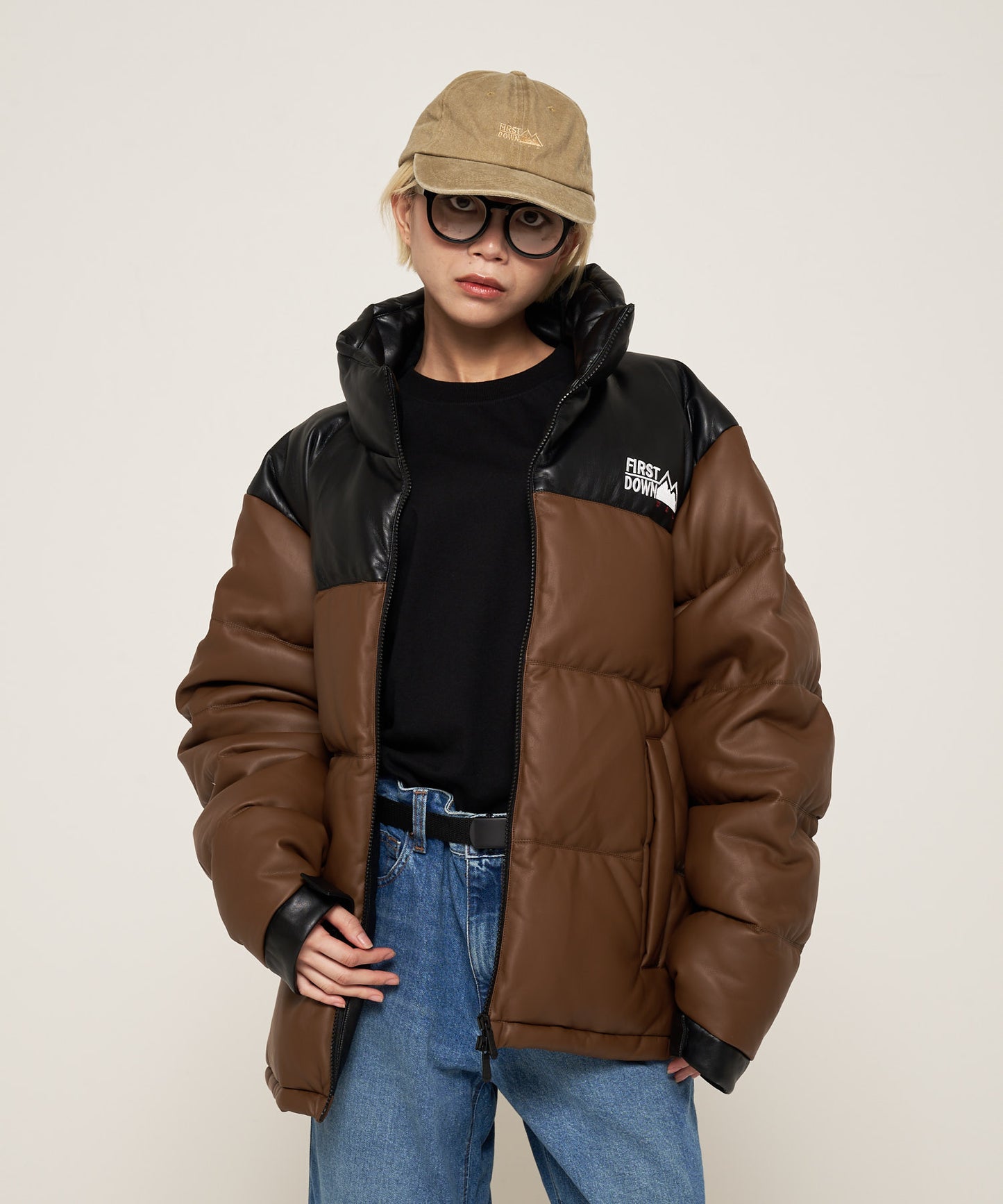 【予約】バブルダウンジャケット カラーレザー | BUBBLE DOWN JKT COLOR LEATHER