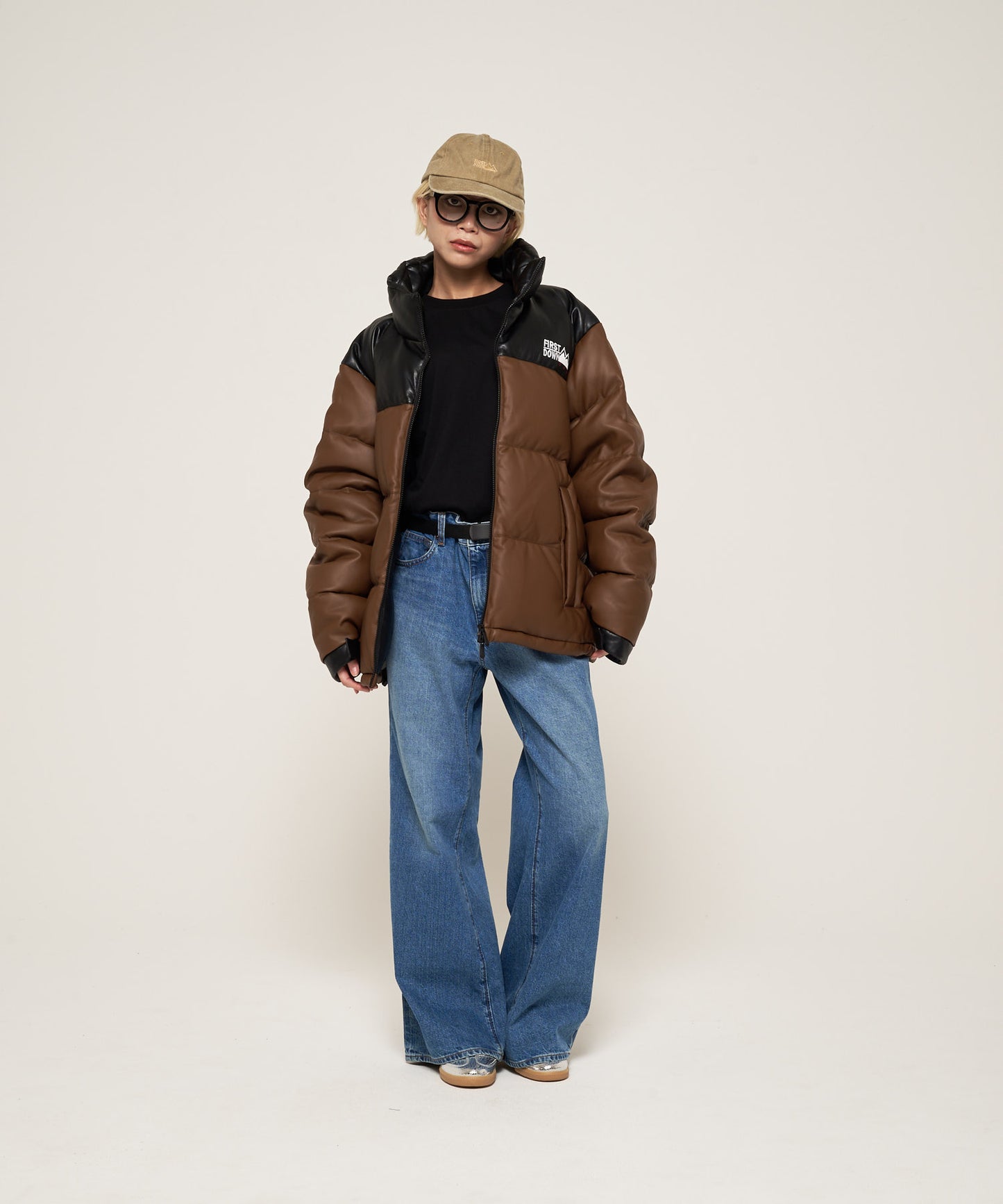 【予約】バブルダウンジャケット カラーレザー | BUBBLE DOWN JKT COLOR LEATHER