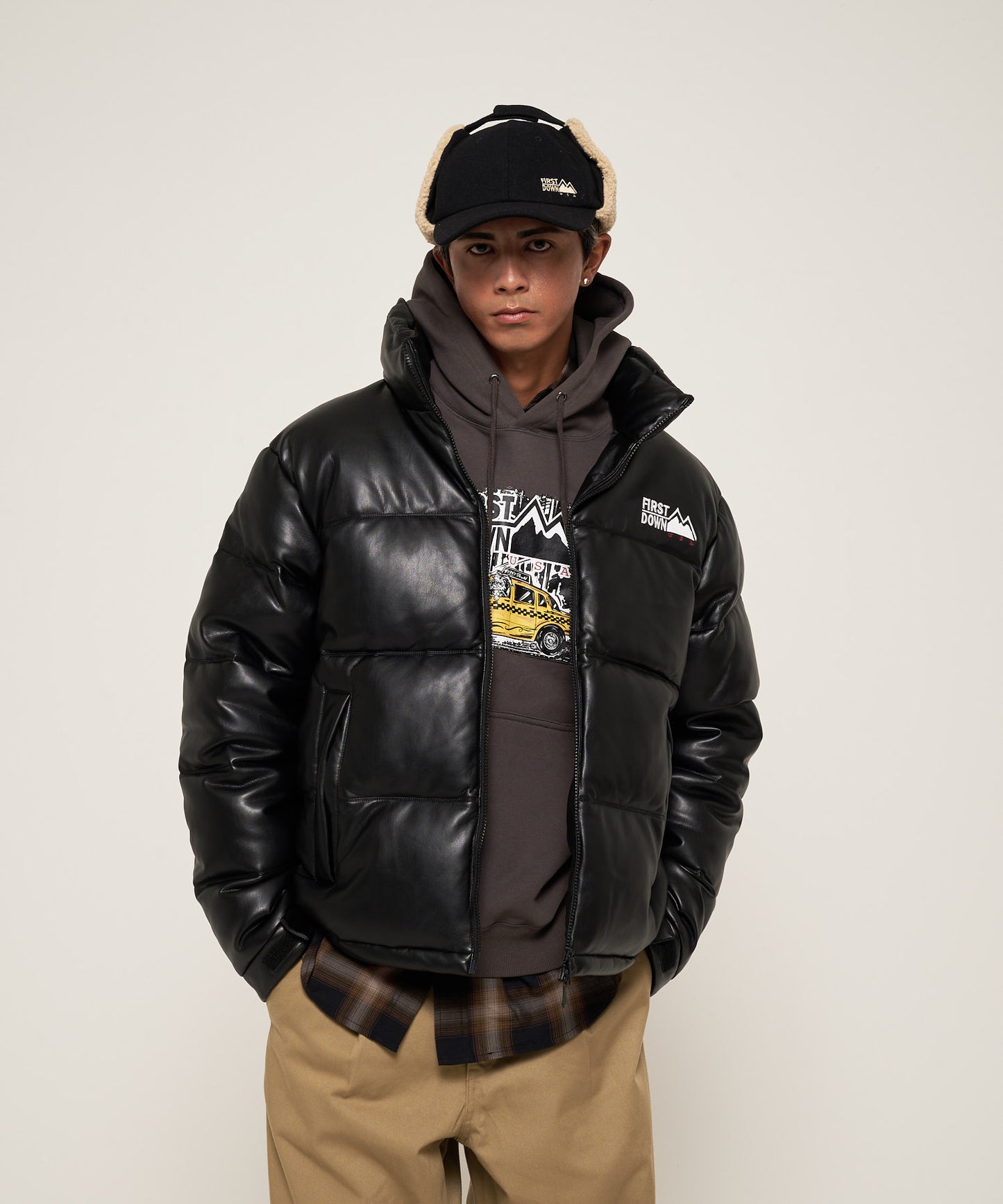 【予約】バブルダウンジャケット カラーレザー | BUBBLE DOWN JKT COLOR LEATHER