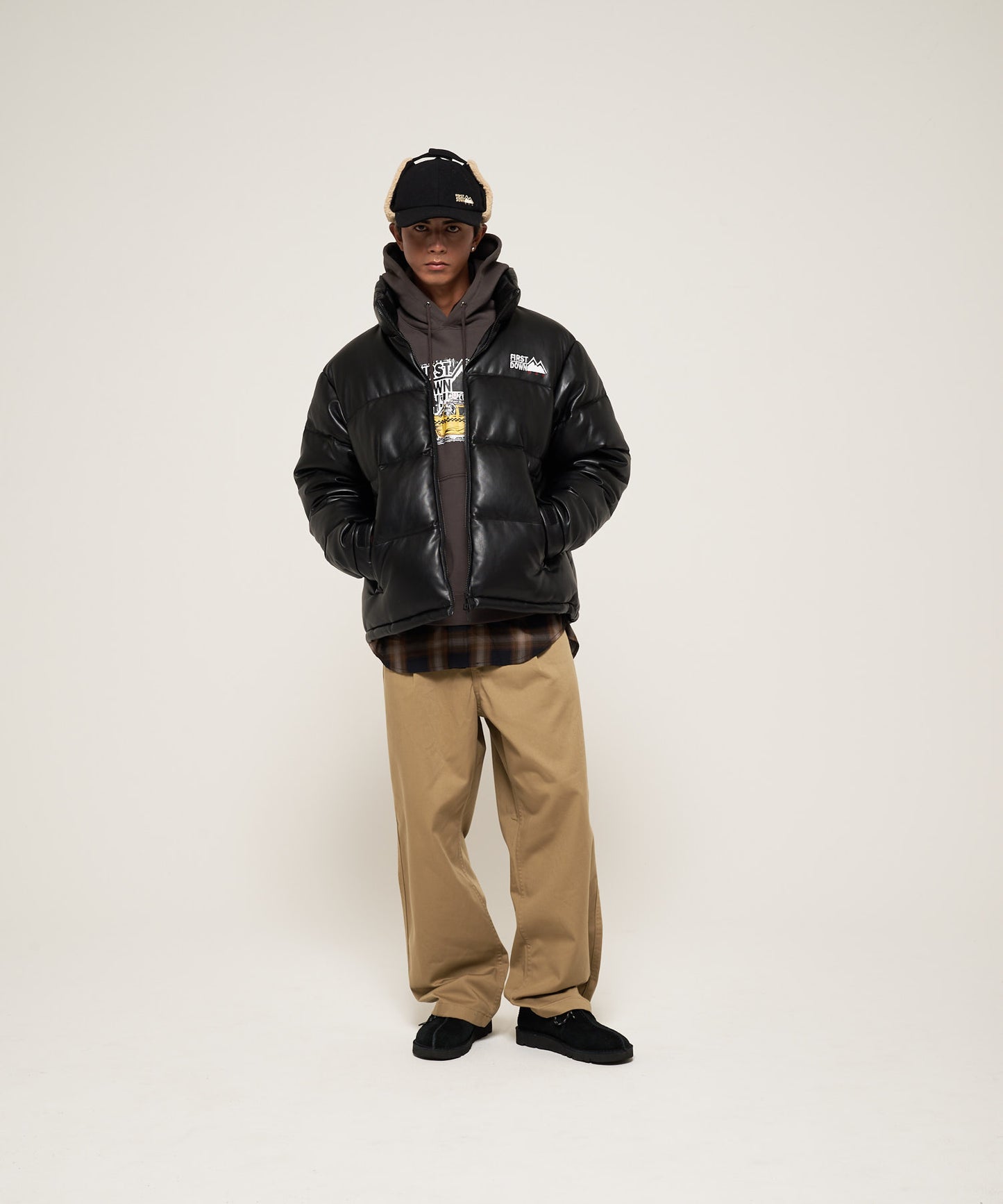 【予約】バブルダウンジャケット カラーレザー | BUBBLE DOWN JKT COLOR LEATHER