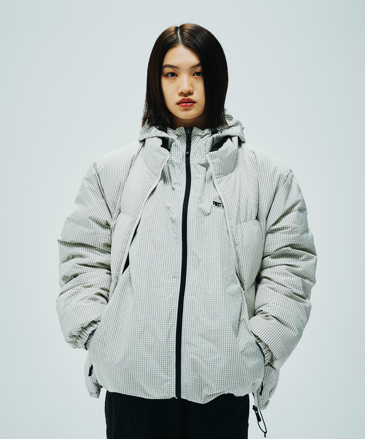 バブルダウンジャケット グラフチェック | BUBBLE DOWN JKT GRAPH CHECK