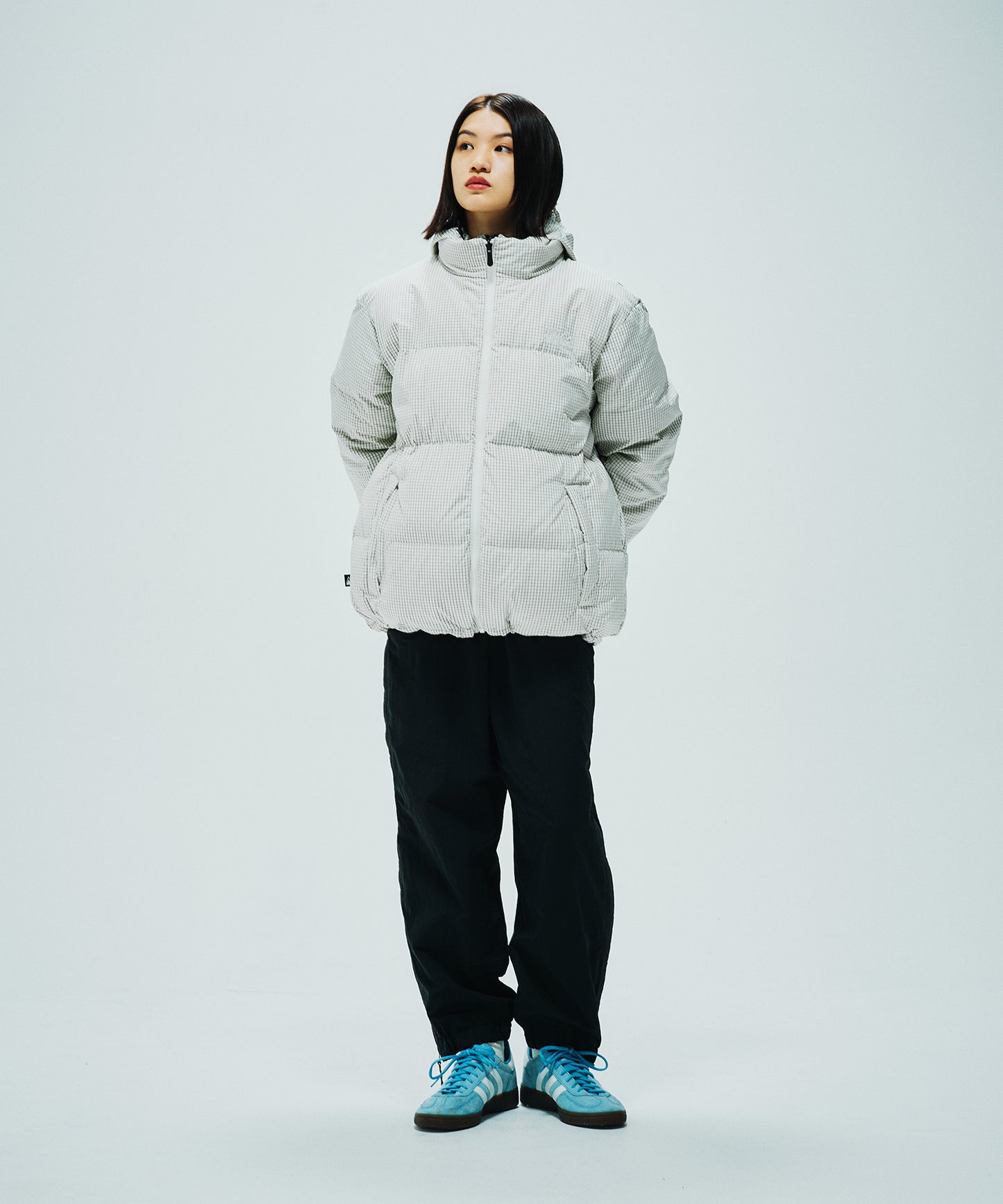 バブルダウンジャケット グラフチェック | BUBBLE DOWN JKT GRAPH CHECK