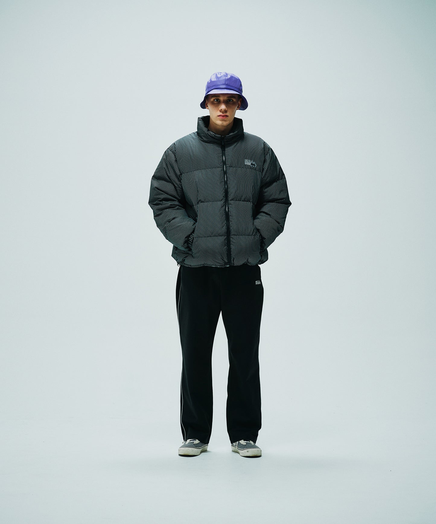 バブルダウンジャケット グラフチェック | BUBBLE DOWN JKT GRAPH CHECK
