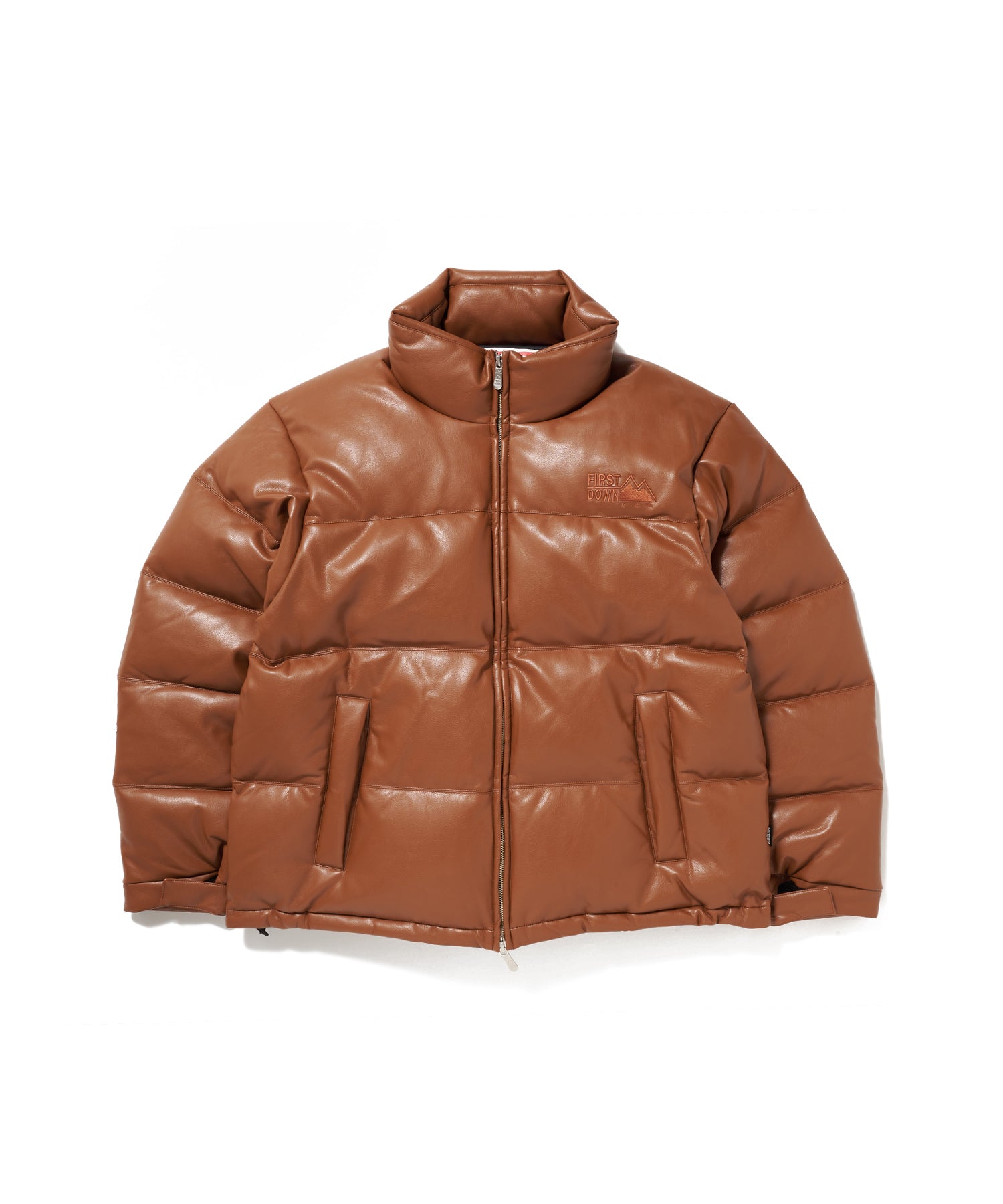 バブルダウンジャケット カラーレザー | Kinetics × FIRST DOWN BUBBLE