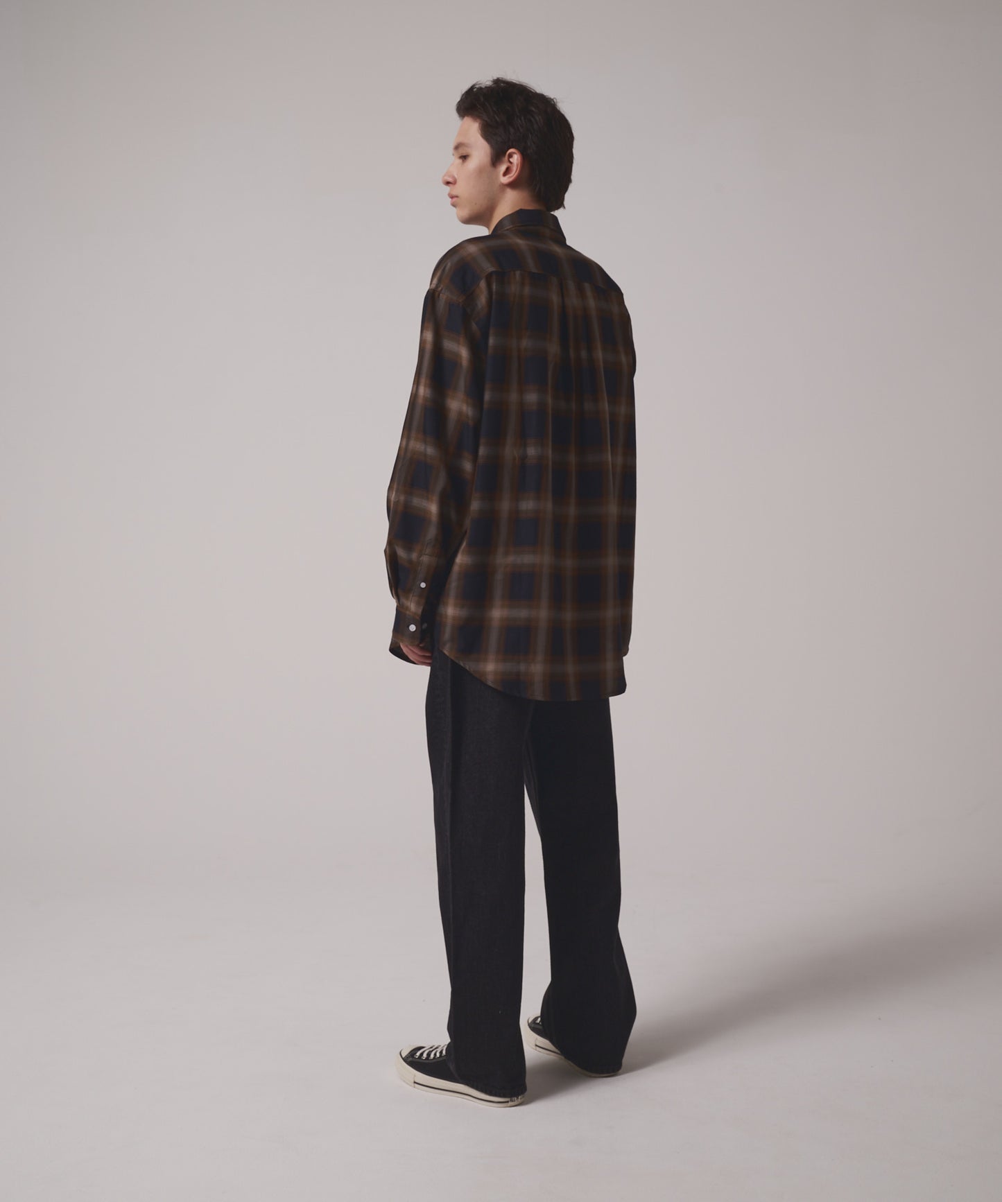 オンブレチェック ロングスリーブシャツ | OMBRE CHECK L/S SHIRT