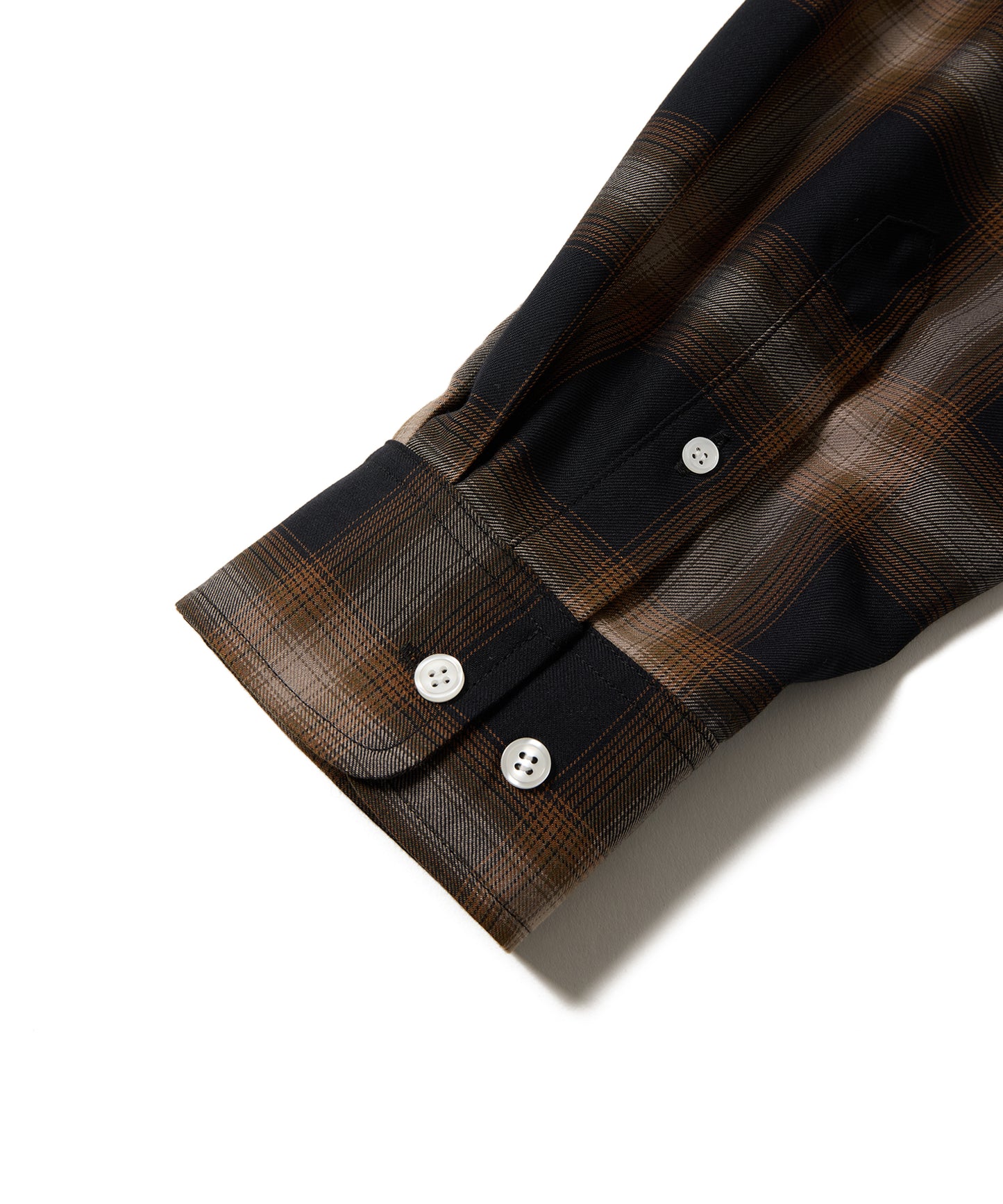 オンブレチェック ロングスリーブシャツ | OMBRE CHECK L/S SHIRT