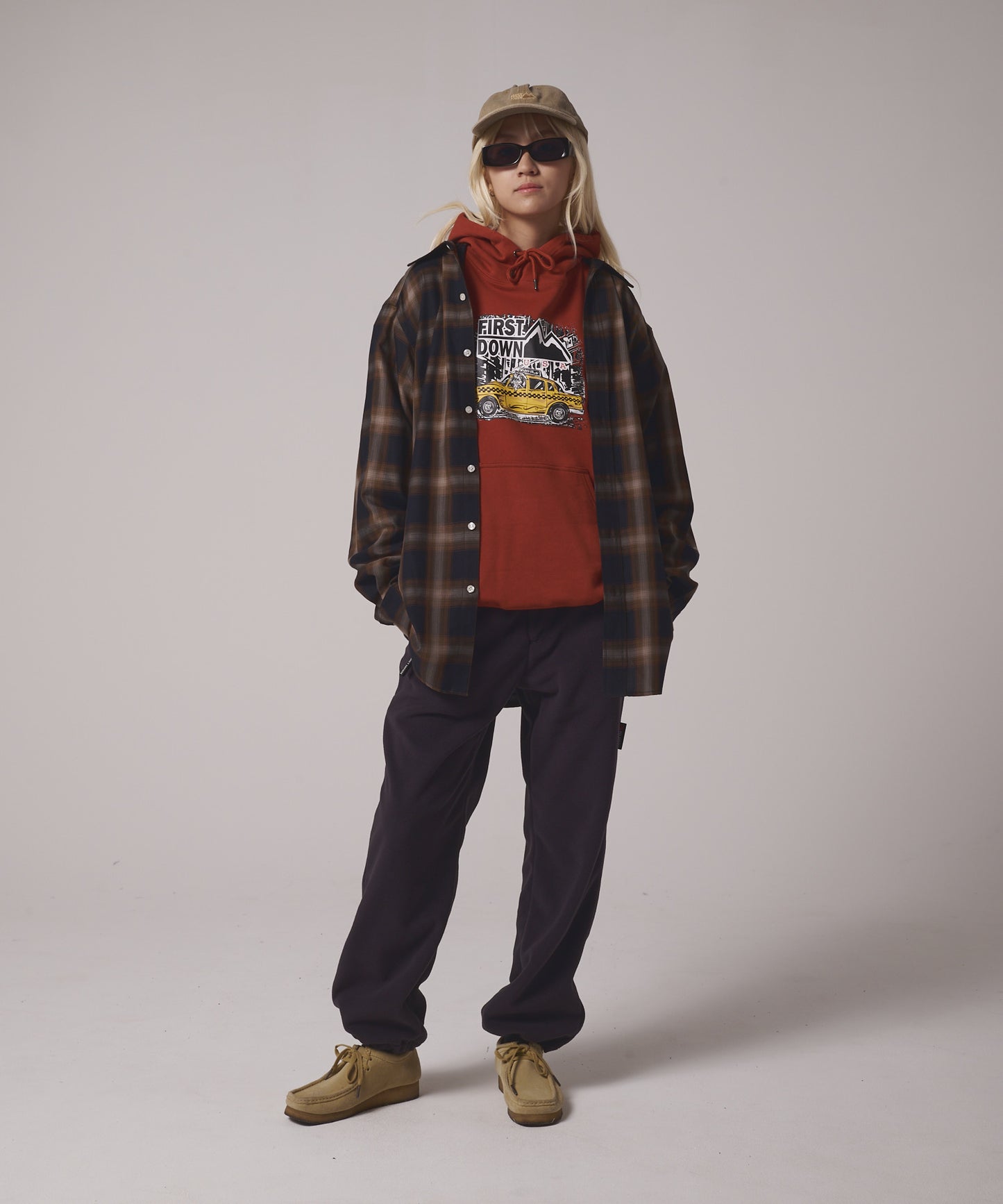 オンブレチェック ロングスリーブシャツ | OMBRE CHECK L/S SHIRT