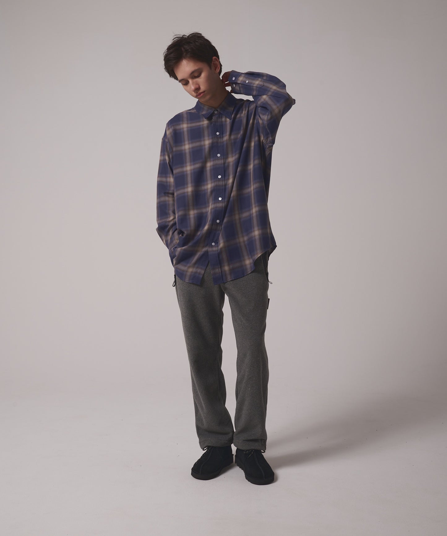 オンブレチェック ロングスリーブシャツ | OMBRE CHECK L/S SHIRT