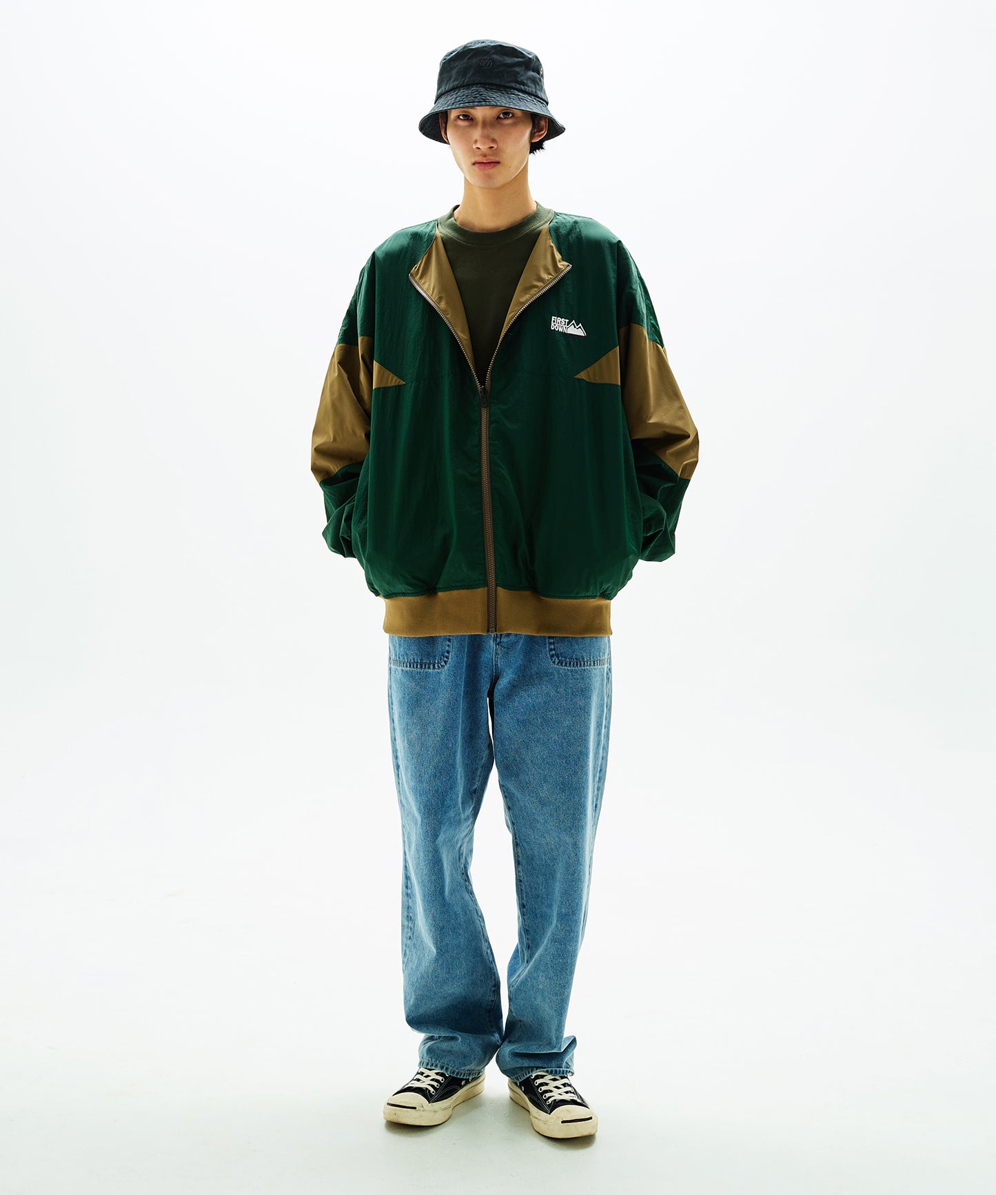 リバーシブル ノーカラー ブルゾン | REVERSIBLE NOCOLLAR BLOUSON