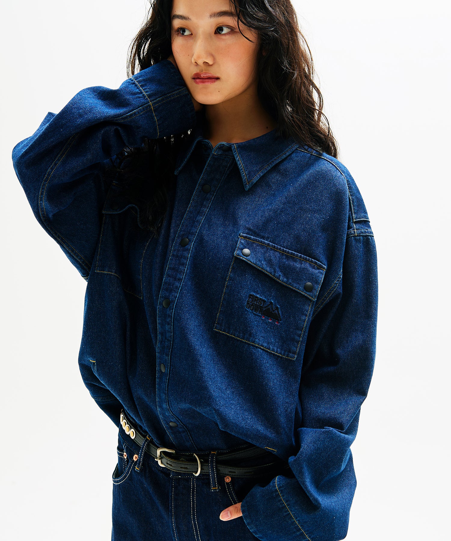 デニム シャツ ブルゾン | DENIM SHIRT BL – FIRST DOWN USA