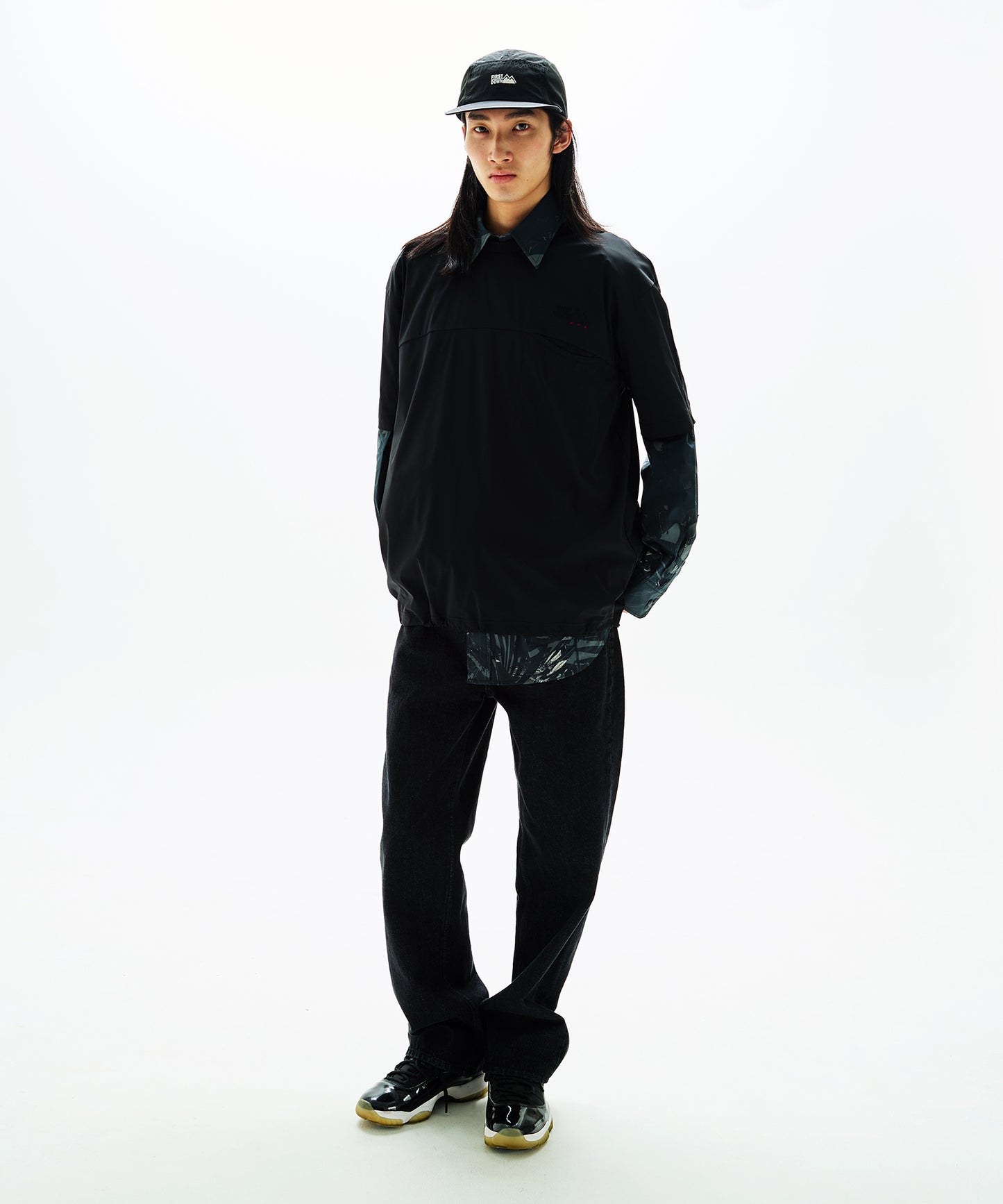 リーフ柄 ロングスリーブ シャツ | LEAF L/S SHIRT