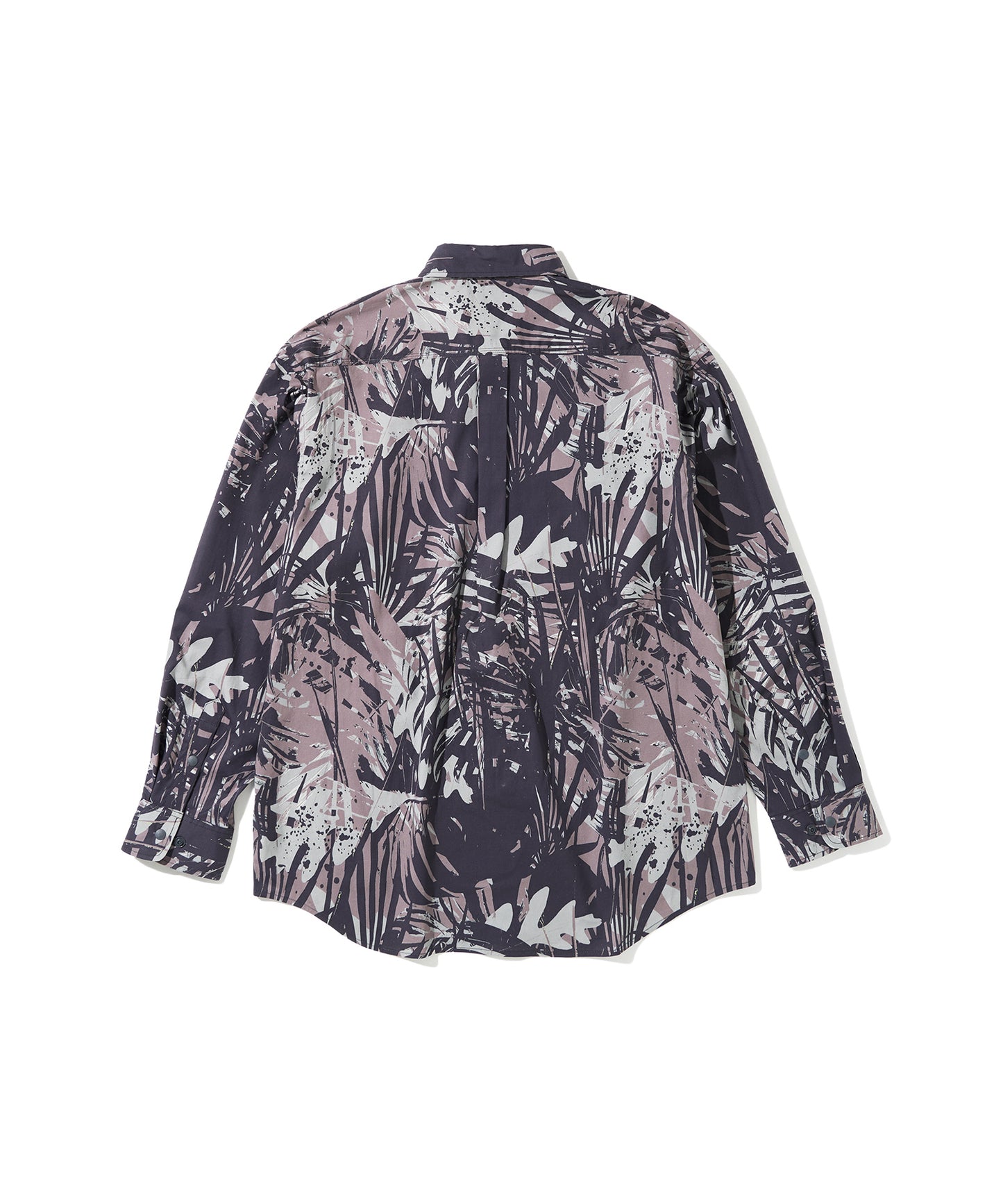 リーフ柄 ロングスリーブ シャツ | LEAF L/S SHIRT