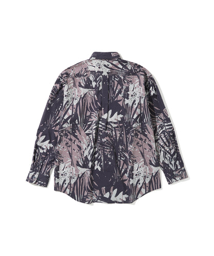 リーフ柄 ロングスリーブ シャツ | LEAF L/S SHIRT