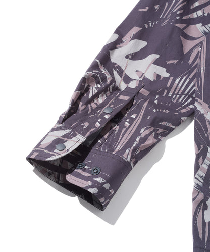 リーフ柄 ロングスリーブ シャツ | LEAF L/S SHIRT