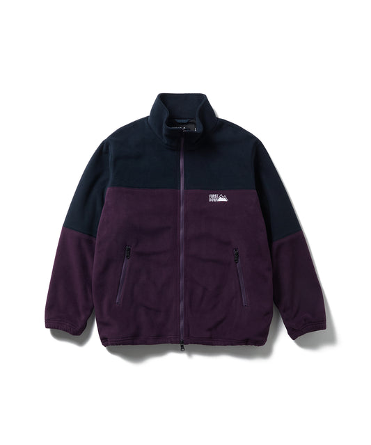 【予約】デュオ ブロック フリース ジャケット | DUO BLOCK FLEECE JKT 80PURPLE