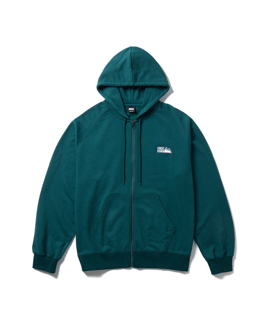 【予約】ファーストライト ロゴ スウェット ジップ パーカ | FIRSTLITE LOGO SWEAT ZIP PARKA 51BOTTLE GREEN