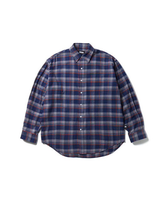 ファーストライト ネルチェック シャツ | FIRSTLITE NELCHECK SHIRT 75NAVY