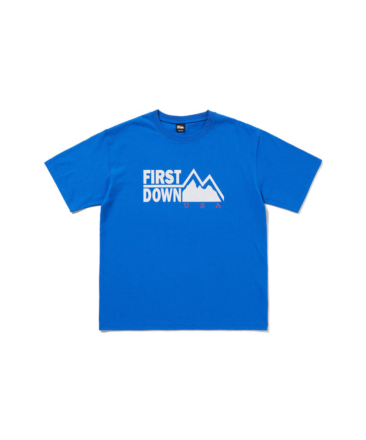 プリントロゴ ショートスリーブ Tシャツ | PRINT LOGO S/S TEE 70BLUE