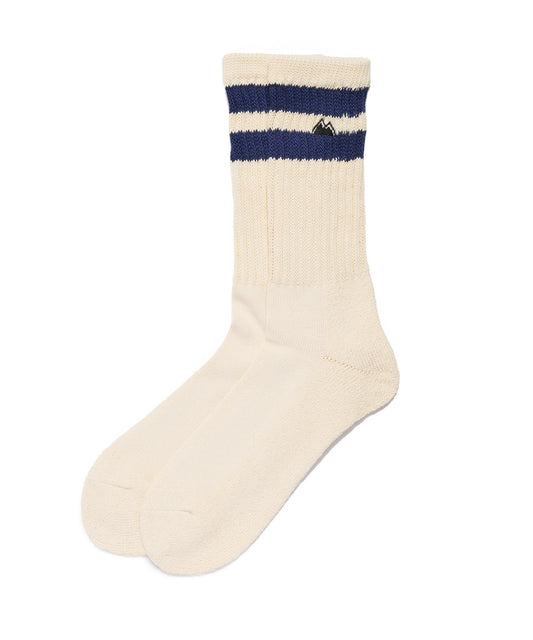 ライン クルーロゴソックス | LINE CREW LOGO SOCKS 75NAVY