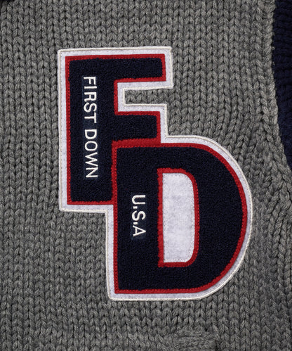 ローゲージニット スタジアムジャケット | LOWGAUGE KNIT STADIUM JKT