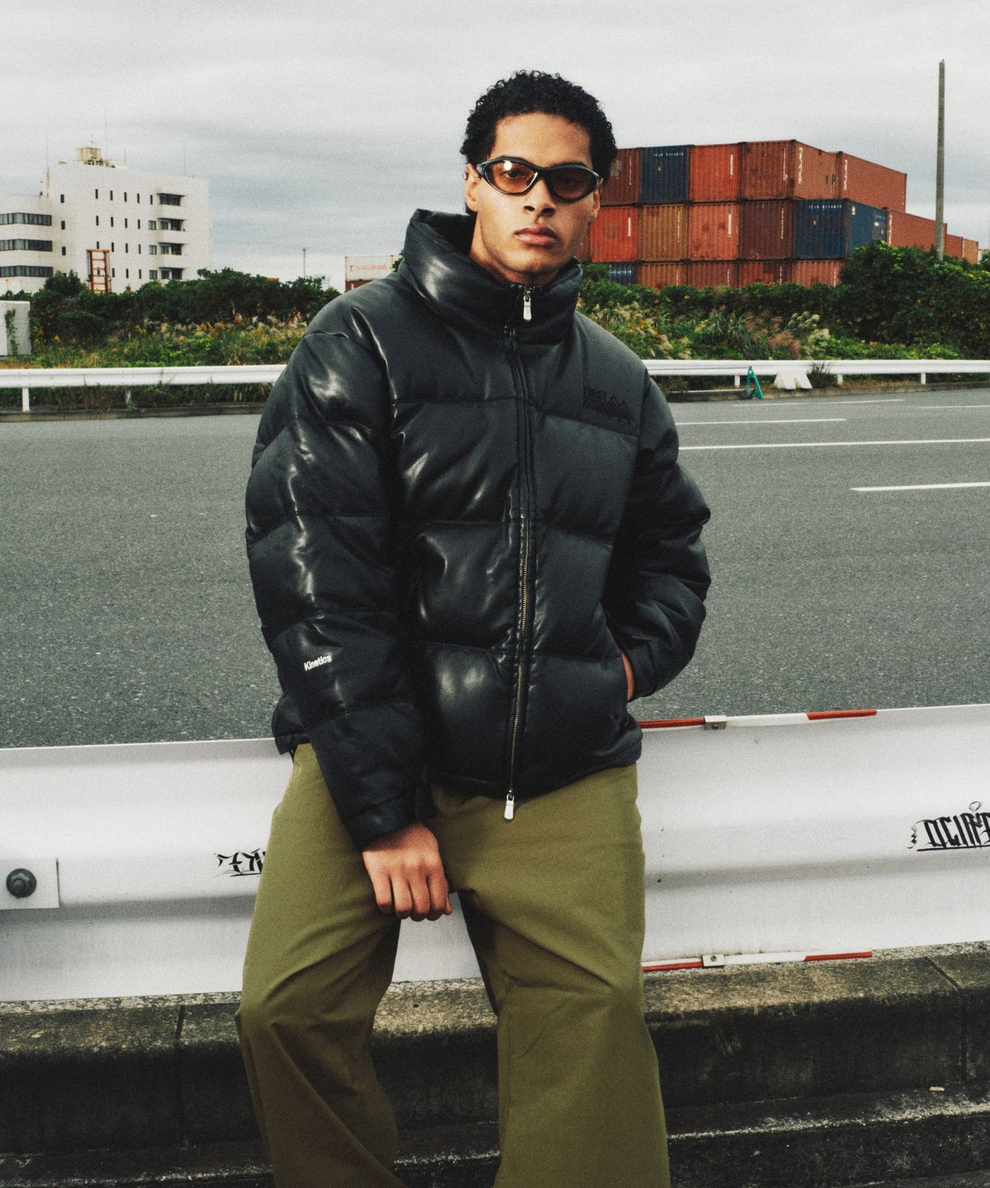 【ノベルティ対象】バブルダウンジャケット カラーレザー | Kinetics × FIRST DOWN BUBBLE DOWN JKT COLOR LETHER