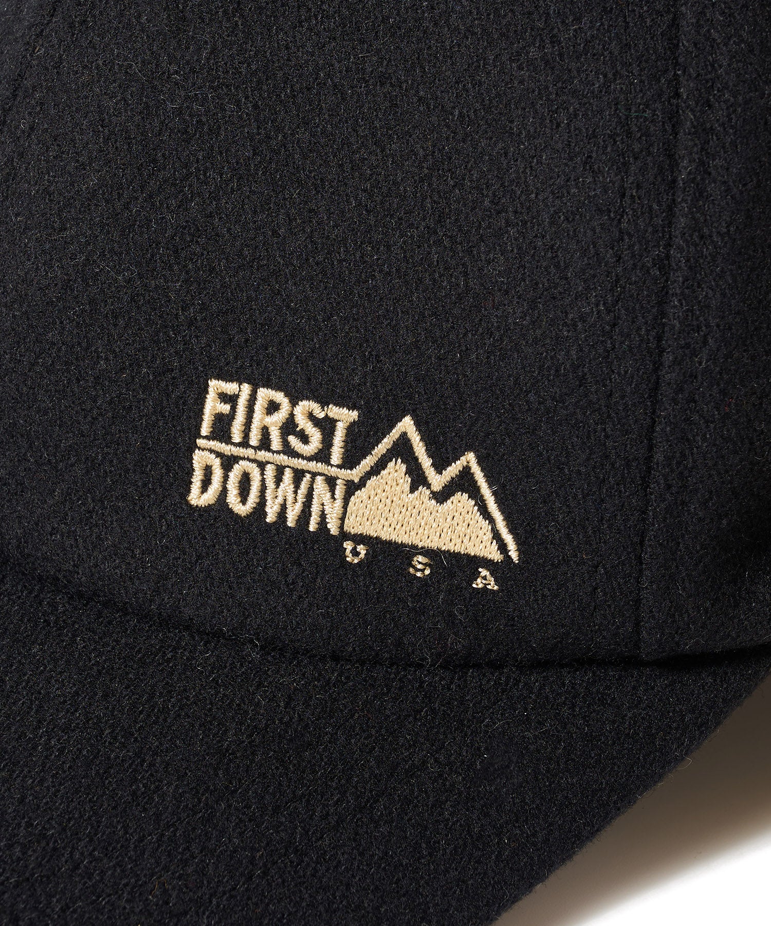 オーラリー　メルトンキャップ　ブラック OVERRIDE MELTON EARFLAP 6P CAP | 57cm～59cm(98) BLACK (01