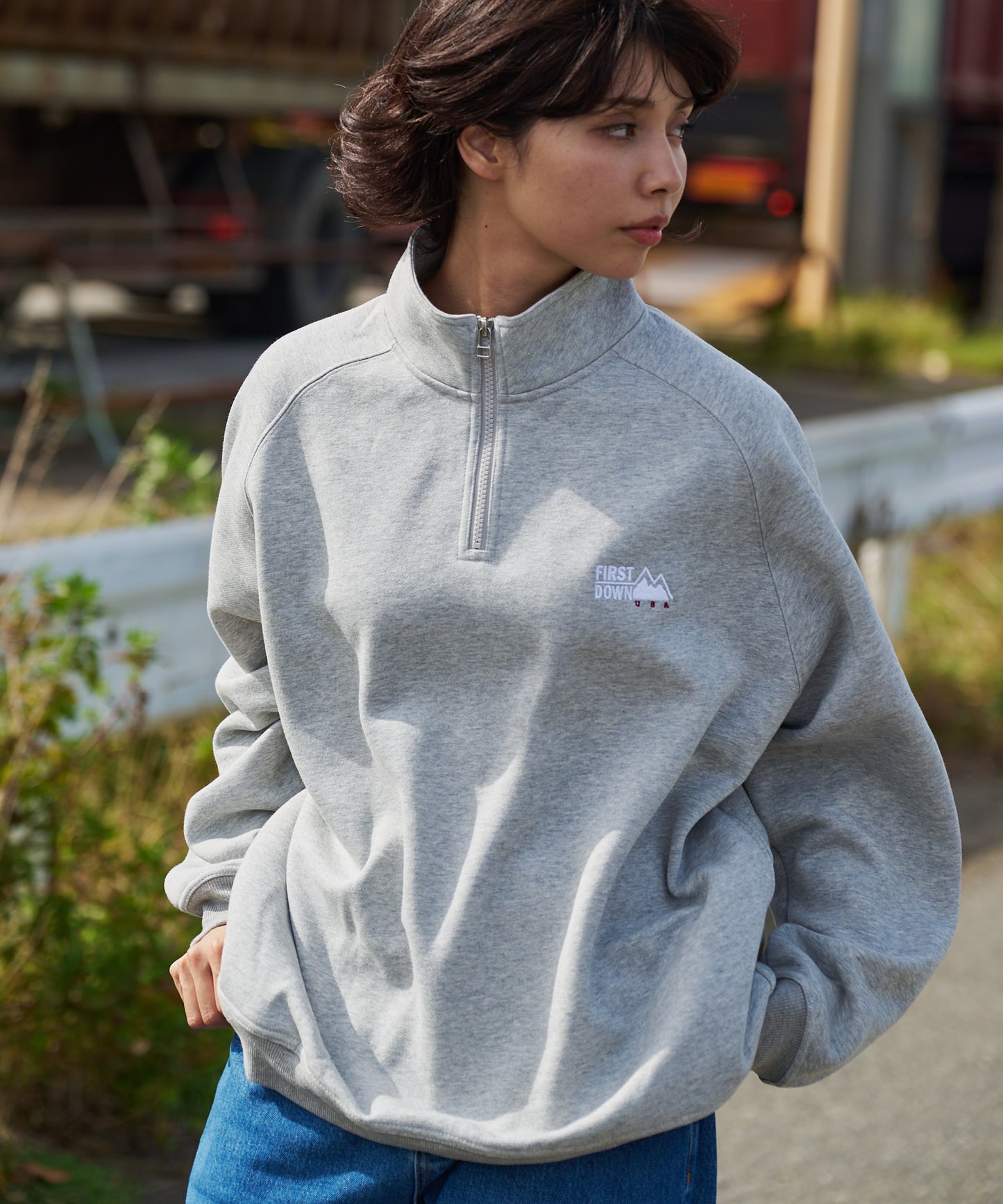 ハーフジップスウェット | HALF ZIP SWEAT