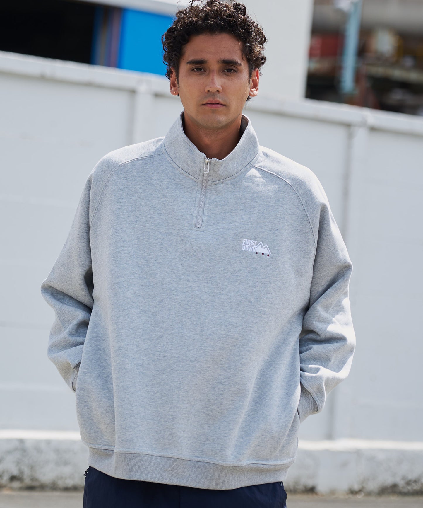 ハーフジップスウェット | HALF ZIP SWEAT