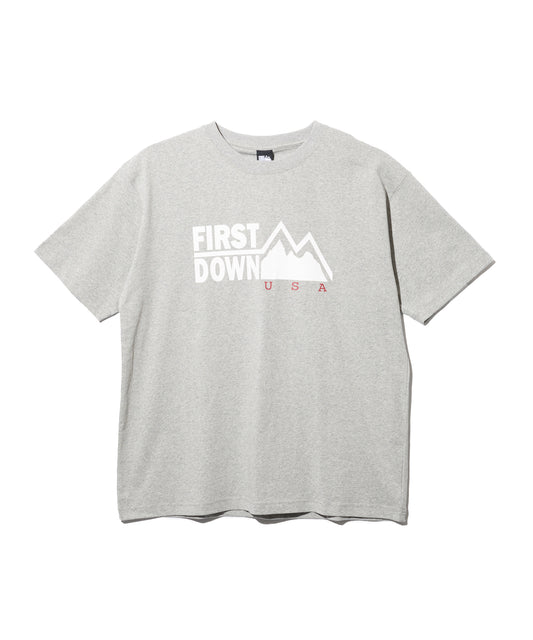 プリントロゴ ショートスリーブ Tシャツ | PRINT LOGO S/S TEE 08TOP GRAY