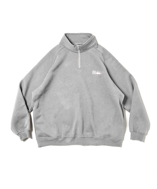 ハーフジップスウェット | HALF ZIP SWEAT 08GRAY