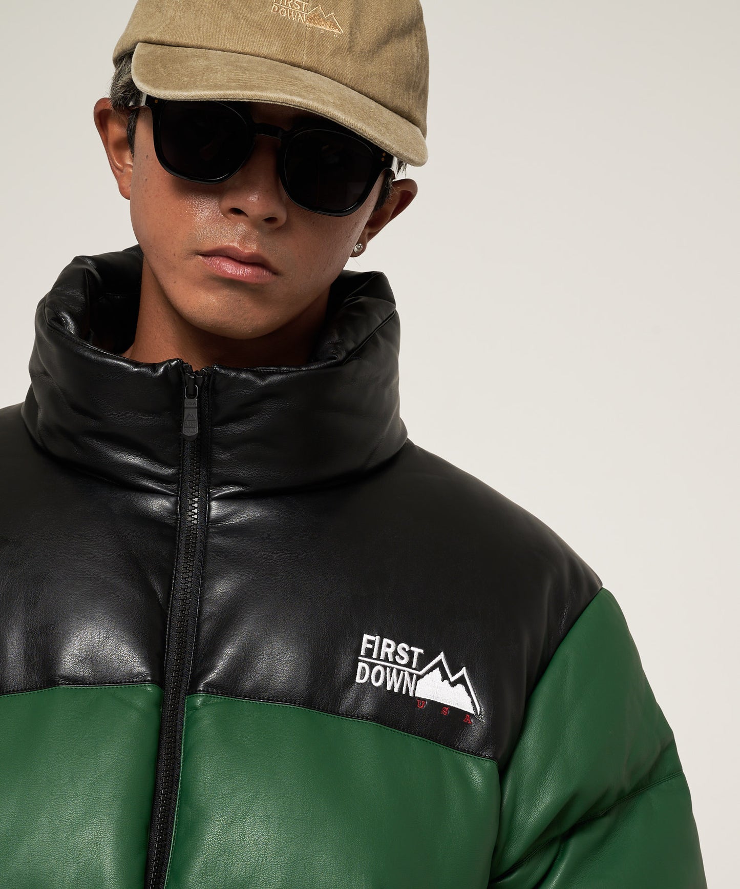 【予約】バブルダウンジャケット カラーレザー | BUBBLE DOWN JKT COLOR LEATHER