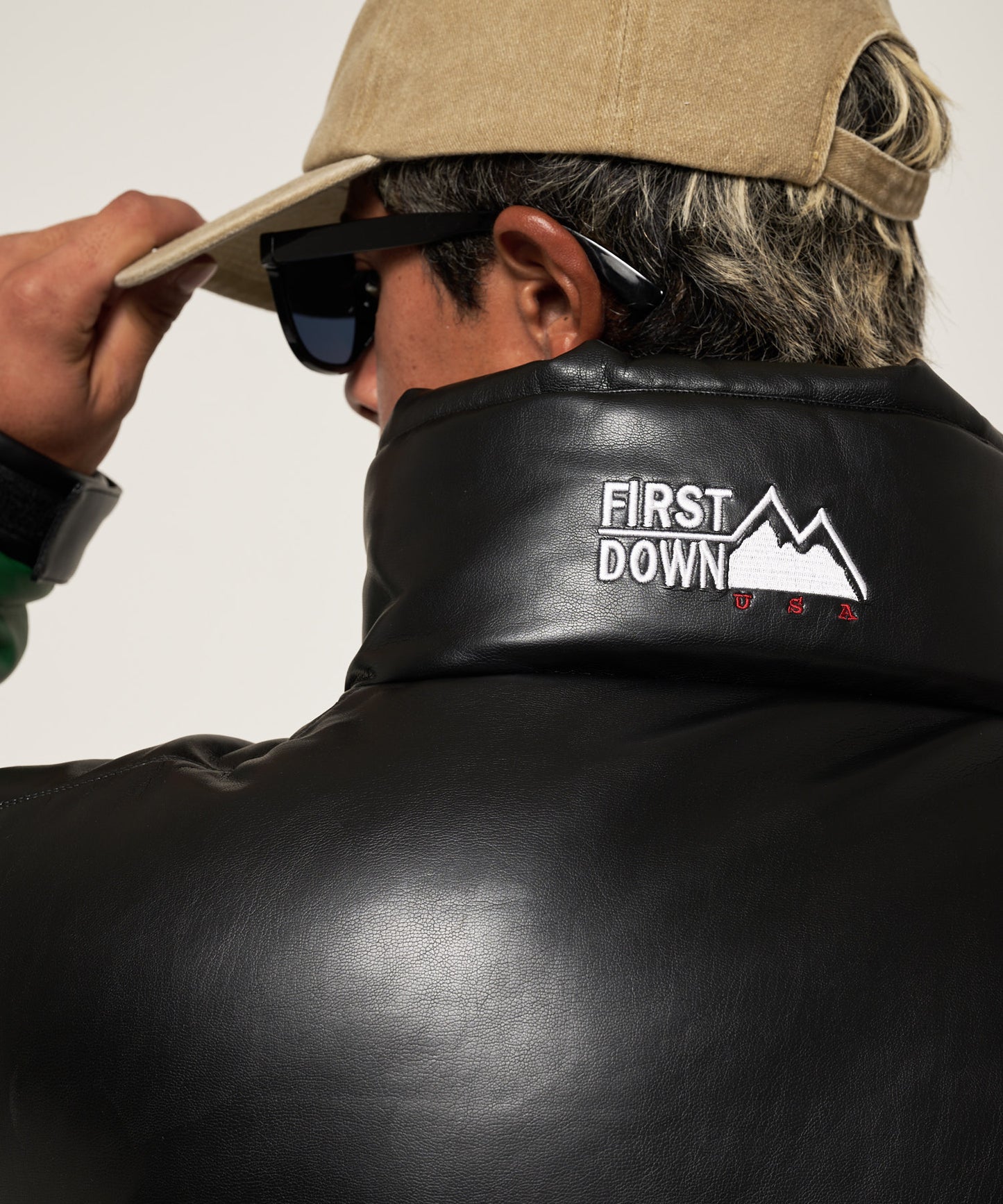 【予約】バブルダウンジャケット カラーレザー | BUBBLE DOWN JKT COLOR LEATHER