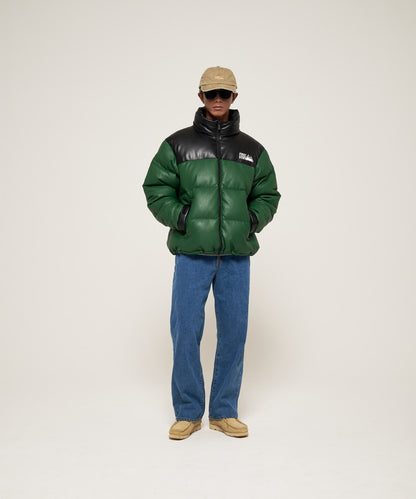 【予約】バブルダウンジャケット カラーレザー | BUBBLE DOWN JKT COLOR LEATHER