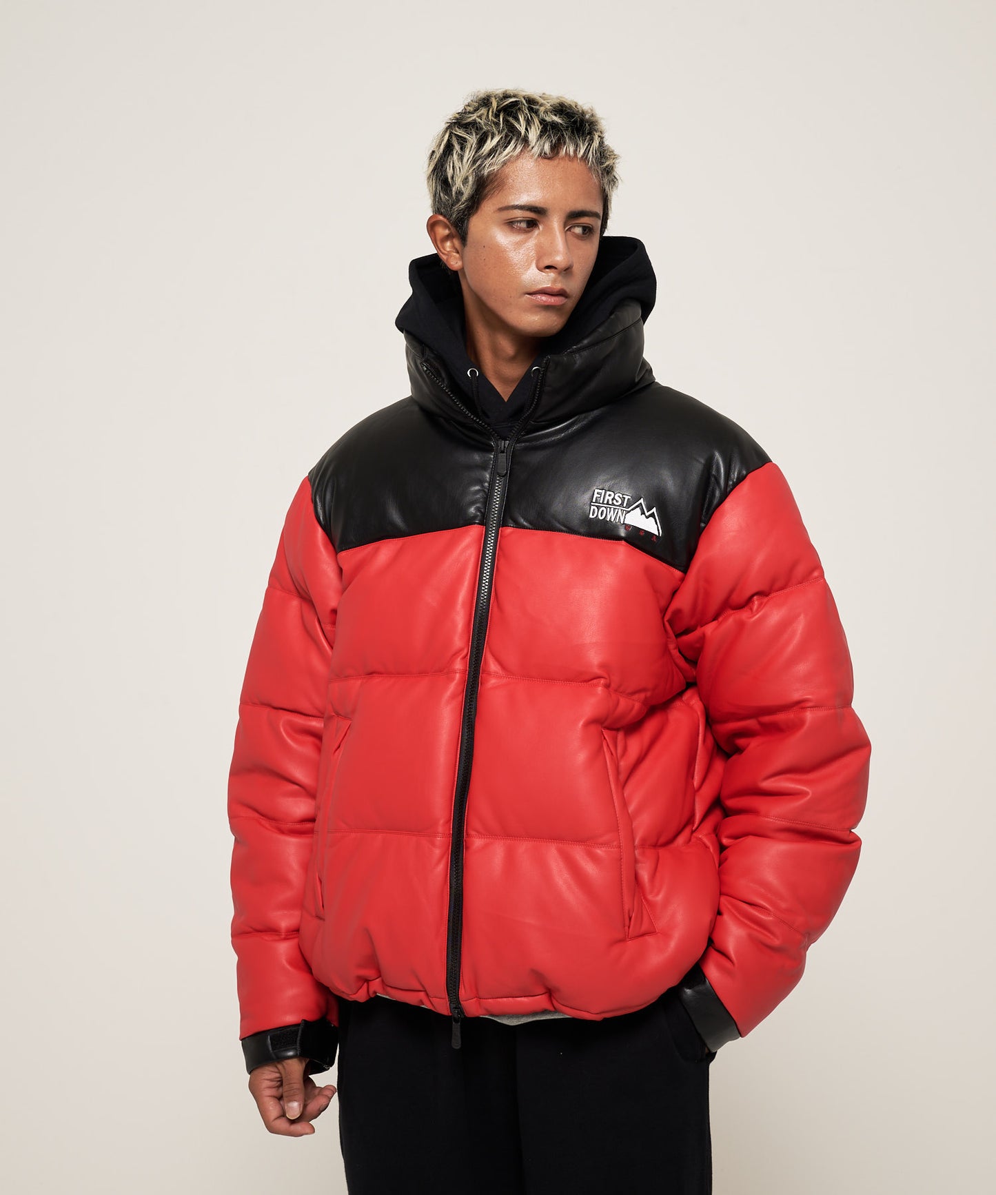【予約】バブルダウンジャケット カラーレザー | BUBBLE DOWN JKT COLOR LEATHER