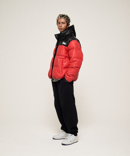 【予約】バブルダウンジャケット カラーレザー | BUBBLE DOWN JKT COLOR LEATHER