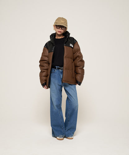 【予約】バブルダウンジャケット カラーレザー | BUBBLE DOWN JKT COLOR LEATHER