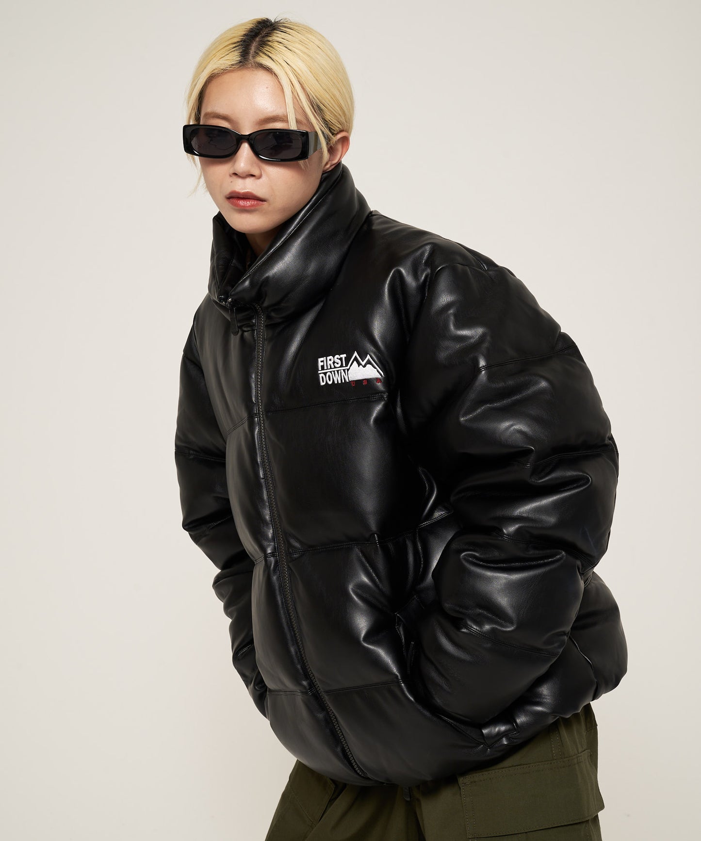 【予約】バブルダウンジャケット カラーレザー | BUBBLE DOWN JKT COLOR LEATHER