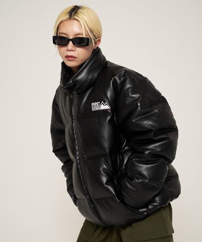【予約】バブルダウンジャケット カラーレザー | BUBBLE DOWN JKT COLOR LEATHER